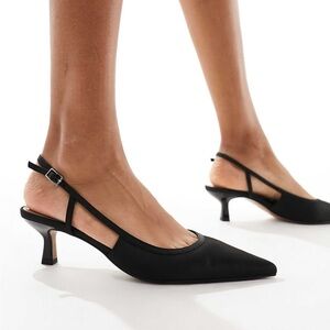 BNWT ASOS Strut sling back kitten heels